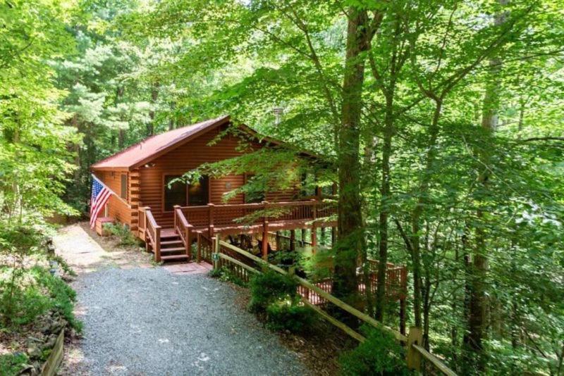 Mountain Spirit Cabin - Fireplace And Hot Tub Villa บลูริดจ์ ภายนอก รูปภาพ