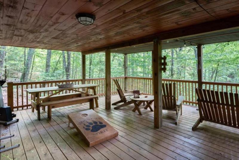 Mountain Spirit Cabin - Fireplace And Hot Tub Villa บลูริดจ์ ภายนอก รูปภาพ